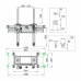 Подъемник канавный двухштоковый г/п 20 т HorexDP20A - Horex