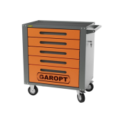 Тележка инструментальная Garopt 5 ящиков ОРАНЖЕВАЯ серия 