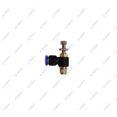 Фитинг угловой с дросселем 8ммм, 1/8" НР YJSC08-01 - Horex