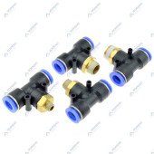 Фитинг Т-образный 8 мм, 1/8" НР YPB08-01 - Horex
