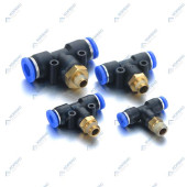 Фитинг Т-образный 6 мм,  1/4" НР YPB06-02 - Horex