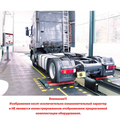 Роликовый тормозной стенд с нагрузкой на ось до 13т MBT 4200 LON W CLASSIC - Horex