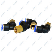 Фитинг угловой 6 мм, 1/4'' ВР YPLF06-02 - Horex