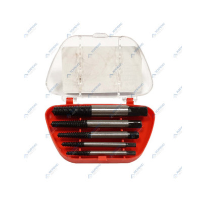 Набор экстракторов для поврежденных болтов 5 предметов (3-19 мм) HZ 24.1.061S - Horex