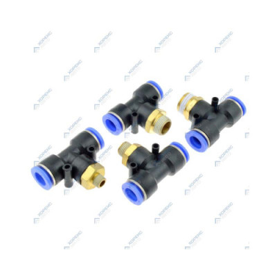 Фитинг Т-образный 8 мм, 1/8" НР YPB08-01 - Horex