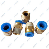 Фитинг зажимной 6ммм, 1/4" НР YPC06-02 - Horex