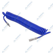 Шланг пневматический витой EUC 12х8 мм 15 м blue - Horex