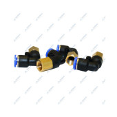 Фитинг угловой 6 мм, 1/4'' ВР YPLF06-02 - Horex
