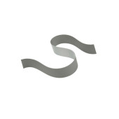 Лента световозвращаемая серая 65% полиэстер 35% хлопок ширина 2.5 см - Horex