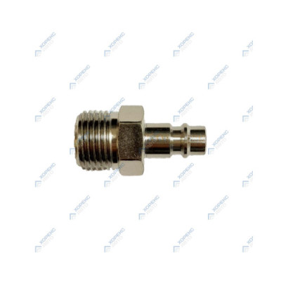 Штуцер пневматический стальной 1/2" НР YE12-4PM - Horex