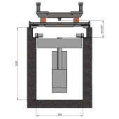 Опорный мост LOW для задних осей