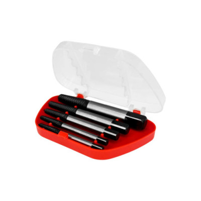 Набор экстракторов для поврежденных болтов 5 предметов (3-19 мм) HorexHZ 24.1.061W - Horex