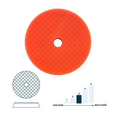 Губка полировочная оранжевая GTK4165