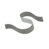 Лента световозвращаемая серая 65% полиэстер 35% хлопок ширина 2.5 см - Horex