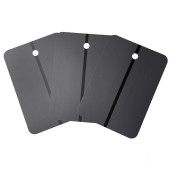 Пластина металлическая для пробных выкрасов темно-серая 148 x 105 мм упаковка - 100 шт