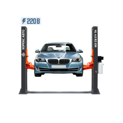 Подъемник двухстоечный 220В HL-4.0 BZ-EM 220В - Horex