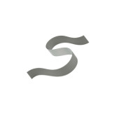 Лента световозвращаемая серая 100% полиэстер ширина 2.5 см - Horex