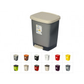 Контейнер для мусора с педалью Luxis (Люксис) 16 л (комплект), DRINA (цвета в ассортименте)