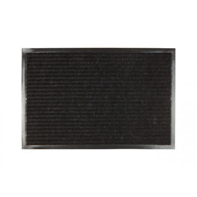 Коврик придверный влаговпитывающий, ребристый Tuff, 40 х 60 см, черный, ТМ Blabar (размер 40 х 60 см)