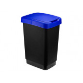 Контейнер для мусора ТВИН 25л (синий) IDEA