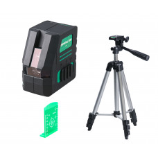 Уровень лазерный FUBAG Crystal 20G VH Set с набором аксессуаров (зеленый луч)