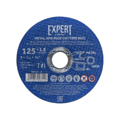 Круг отрезной 125х1.6x22.2 мм для металла и нерж. стали EXPERT STARTUL SE8125-16