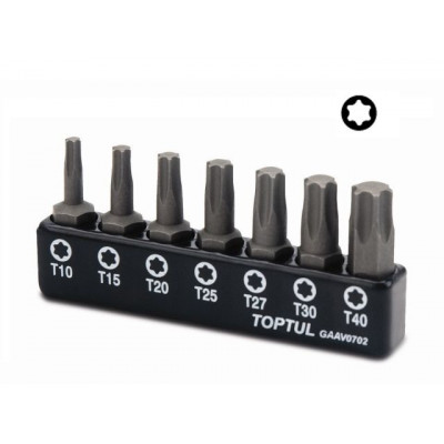 Набор бит TORX Т10-Т40 7шт. TOPTUL GAAV0702