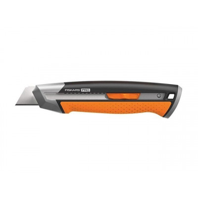 Нож с выдвижным, сменным лезвием 25мм CarbonMax FISKARS 1027228