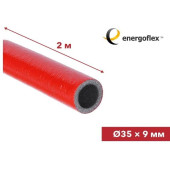 Теплоизоляция для труб ENERGOFLEX SUPER PROTECT красная 35/9-2м EFXT035092SUPRK