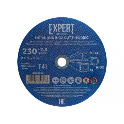 Круг отрезной 230х2.0x22.2 мм для металла и нерж. стали EXPERT STARTUL SE8230-20