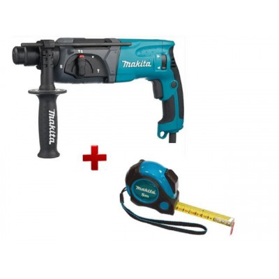 Перфоратор MAKITA HR 2470 в чем. + АКЦИЯ Рулетка 5.м.  HR2470A3