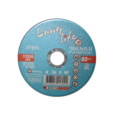 Круг отрезной 125х1.6x22.2 мм для металла Long Life LUGAABRASIV 4603347215890