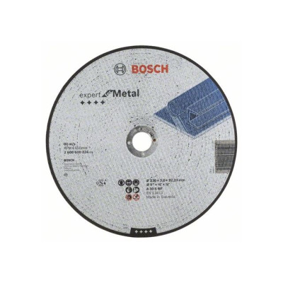 Круг отрезной 230х3.0x22.2 мм для металла Expert BOSCH 2608600324
