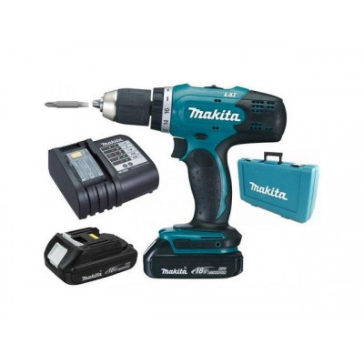 Аккум. дрель-шуруповерт MAKITA LXT DDF 453 SYE в чем.  DDF453SYE