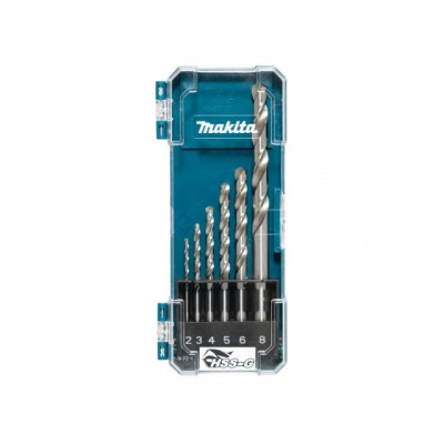 Набор сверл по металлу ц/х, HSS-G, D-75742 комплект из 6 шт MAKITA D-75742