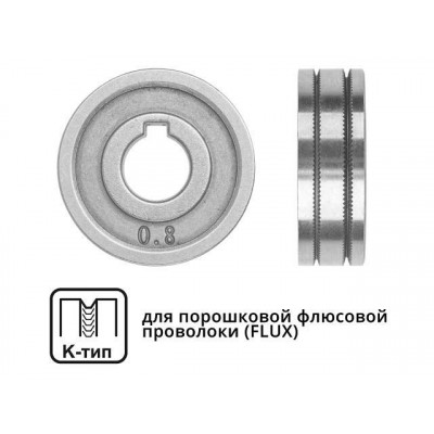 Ролик подающий ф 30/10 мм, шир. 10 мм, проволока ф 0,8-1,0 мм проволоки)  WA-2438