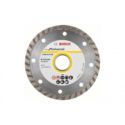 Алмазный круг 125х22 мм универс. Turbo ECO UNIVERSAL BOSCH  2608615046