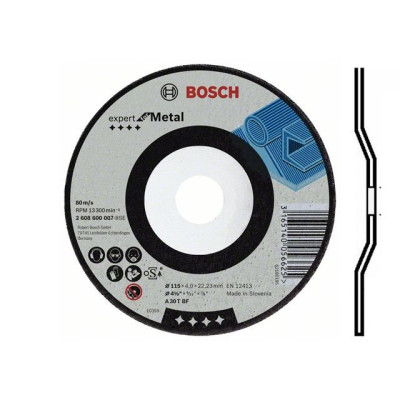 Круг обдирочный 150х6x22.2 мм для металла BOSCH 2608600389