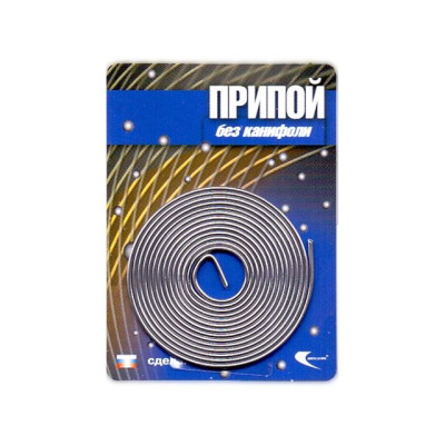 Припой ПОС-61 проволока, спираль ф1мм  30323