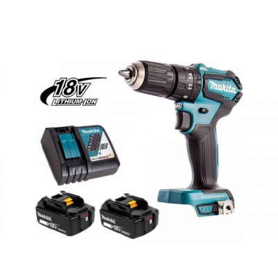 Аккум. ударная дрель-шуруповерт MAKITA DHP 483 RTJ MAKPAC  DHP483RTJ