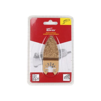 Полотно пильное шлифовальное карбидное 33х45 мм WORTEX (Подходит к WORTEX SM 2830 E, SM 3233 QE, CSM 3020 и MOLOT MSM 3125, а также Makita, Sturm, Зуб SB03C334518