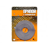 Припой ПОС 61 трубка, спираль ф1мм, с канифолью  30305